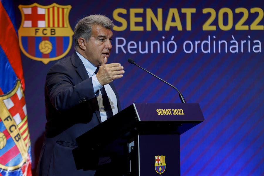 Joan Laporta afirma que “La Superliga sigue su curso”