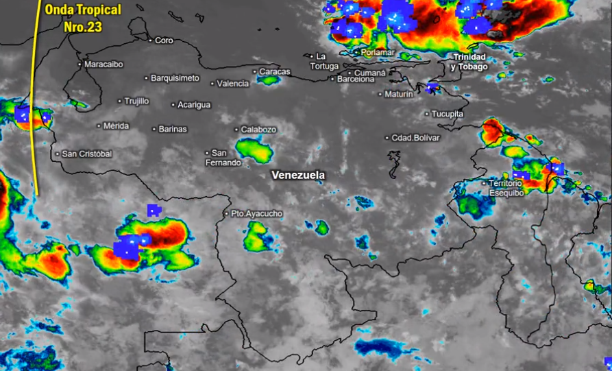 Inameh prevé lluvias y chubascos en gran parte del país este #31Jul