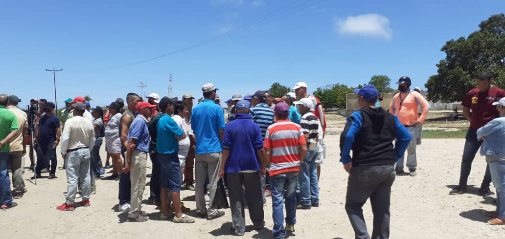 Jubilados de las Salinas de Araya amenazan con huelga de hambre si el chavismo no atiende sus demandas