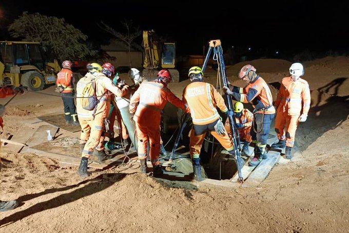 Niño que cayó en un pozo de seis metros en Brasil murió horas después de ser rescatado (Video)