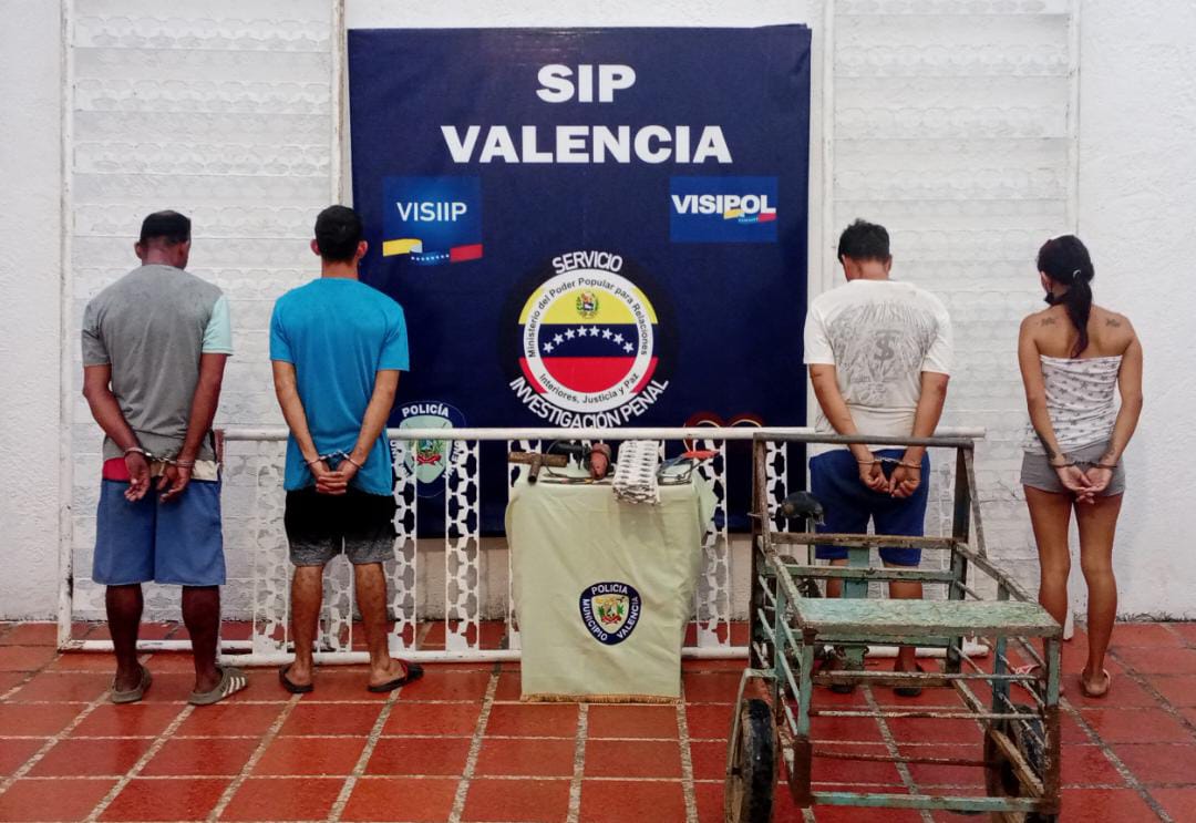 Polivalencia desmanteló banda delictiva “Los Colineros” dedicada al hurto en el Cementerio Municipal