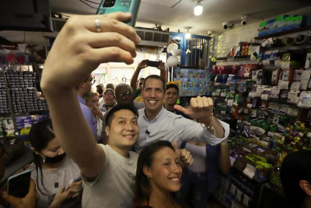 Juan Guaidó desde Cagua Foto: Cortesía