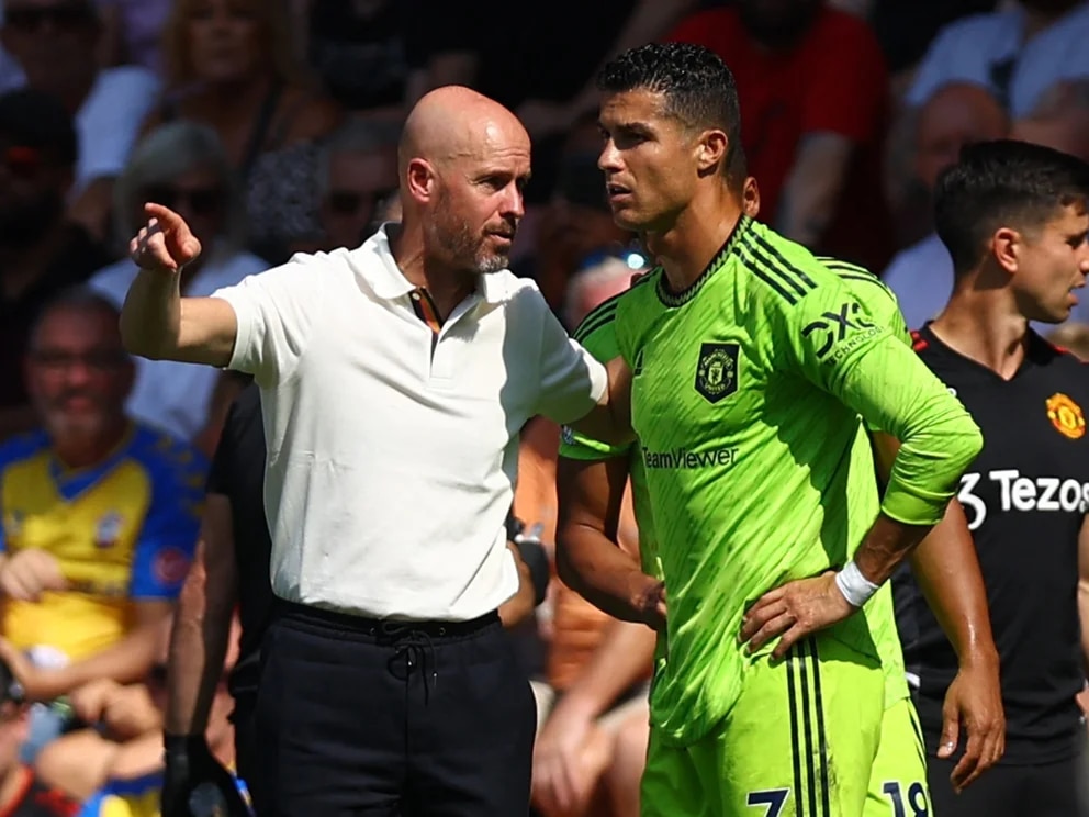 Cristiano acusó a Ten Hag de haberle provocado de manera deliberada ante Tottenham