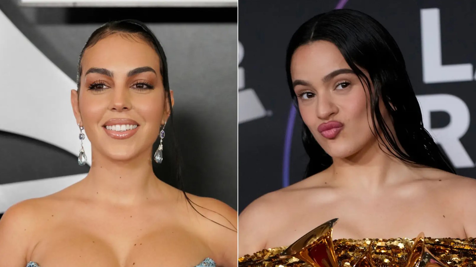 Revelan qué pasó en el encontronazo entre Rosalía y Georgina Rodríguez durante los Grammy Latinos