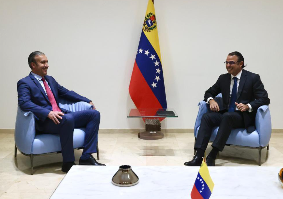 El Aissami se reunió con el presidente de Chevron y anunció contratos para empresas mixtas