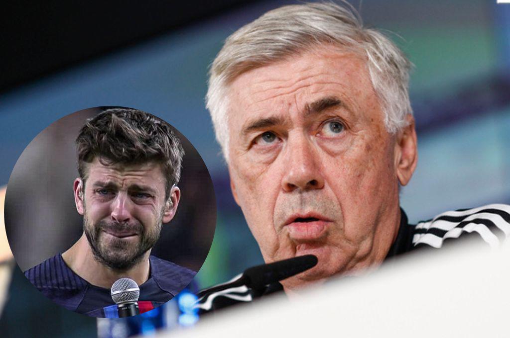 Ancelotti se deshace en elogios a Gerard Piqué: Ha sido uno de los centrales más fuertes de esta época