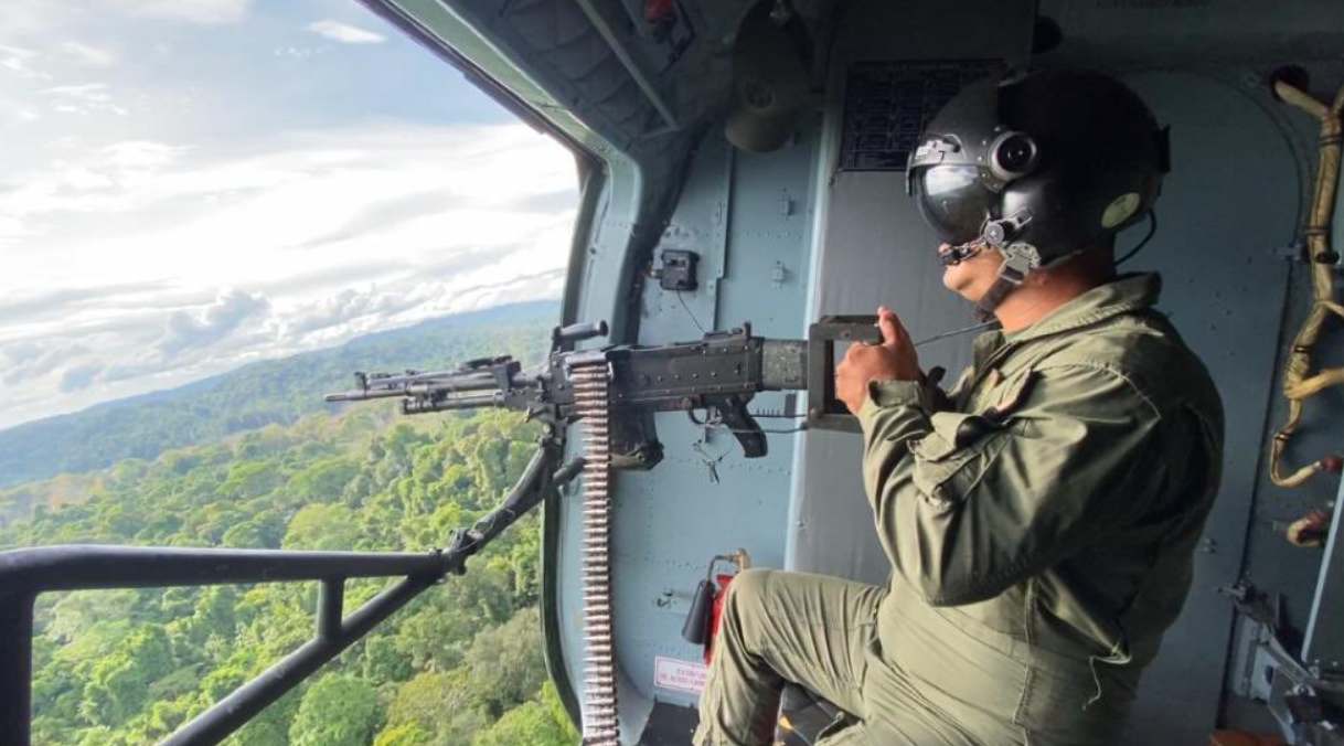 Fanb destruyó una “base de operaciones” para el tráfico de oro y drogas en Bolívar