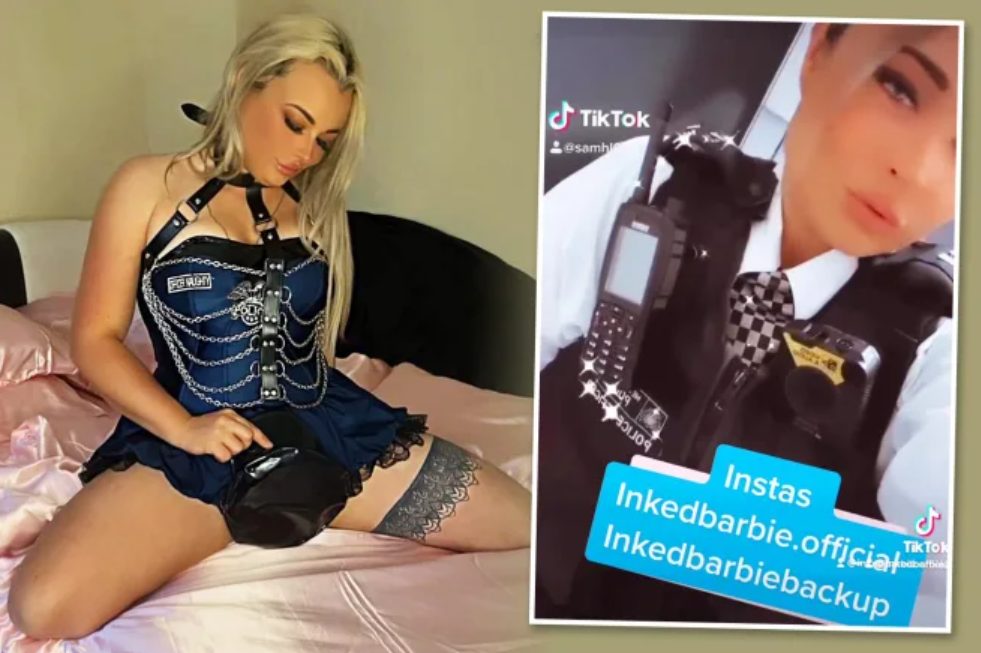 Echaron a una sensual agente de policía por subir contenido candente en OnlyFans