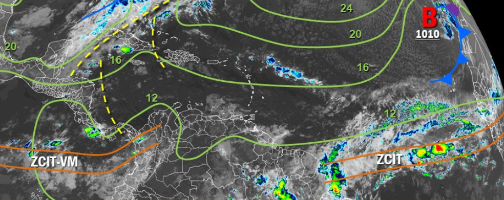 El estado del tiempo en Venezuela este #27Dic, según Inameh