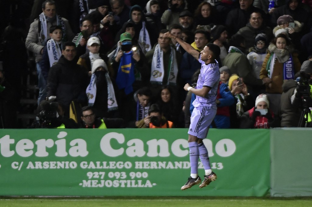 Golazo de Rodrygo metió al Real Madrid en octavos de la Copa del Rey