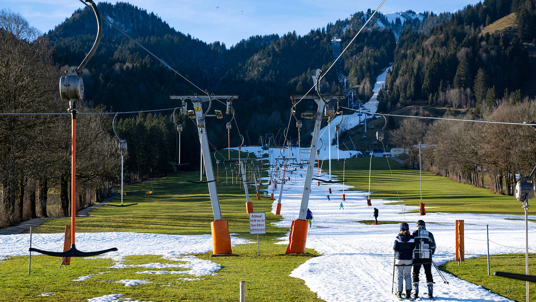 Altas temperaturas en toda Europa baten récords en pleno invierno