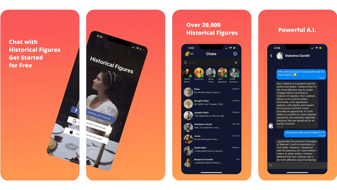 Polémica por una aplicación que permite “hablar” con personajes históricos, incluido Hitler