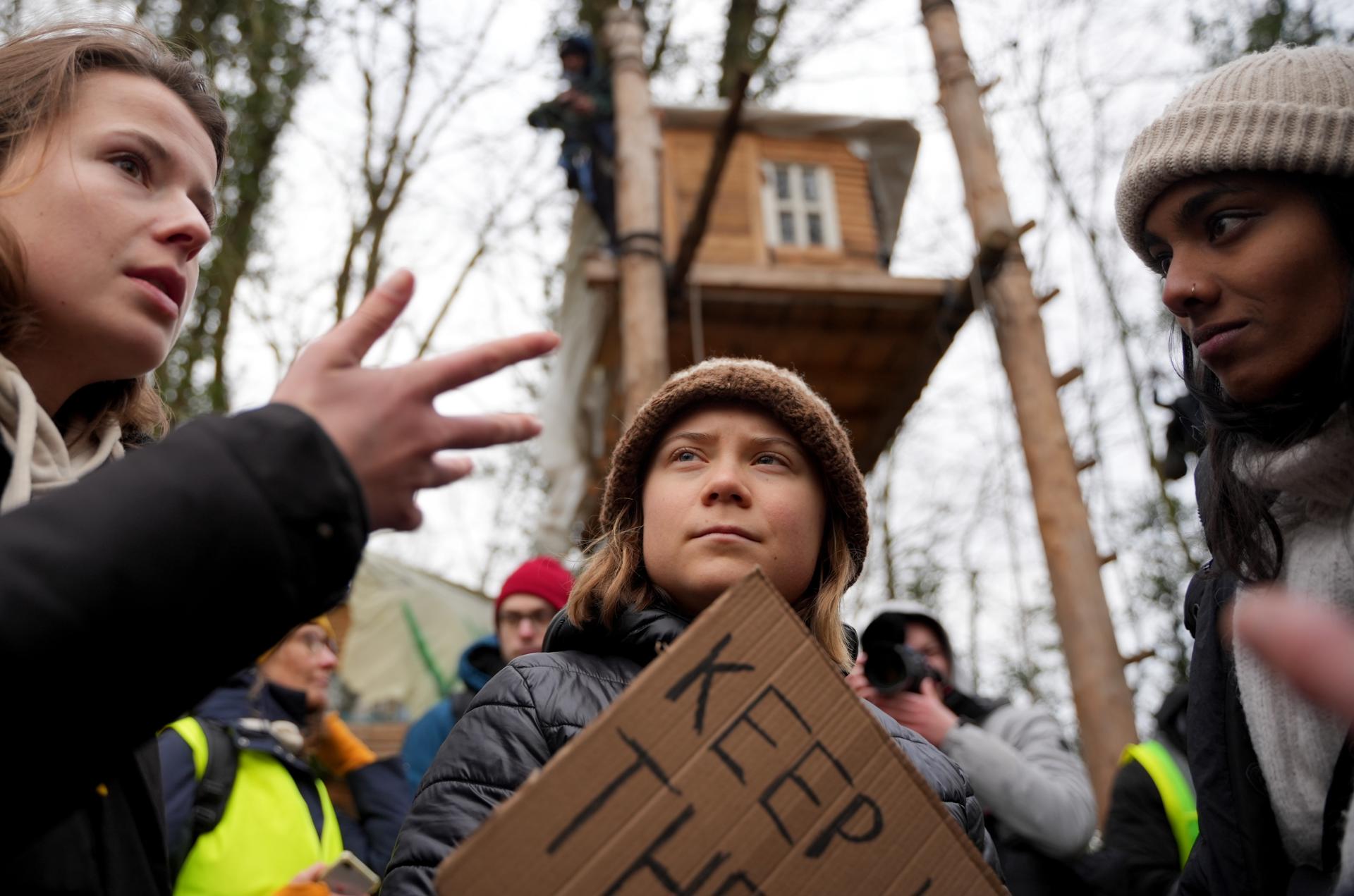 Greta Thunberg afirma que “la protección del clima no es un delito”