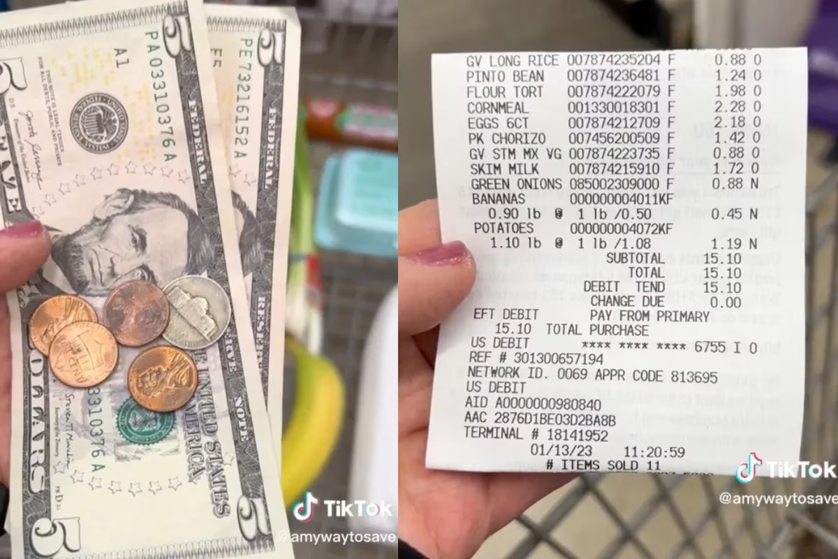 VIDEO: Expuso la increíble diferencia de precios en los supermercados de EEUU desde 2020 y revolucionó las redes