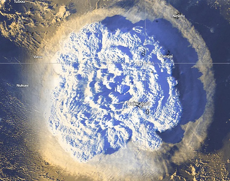 La erupción de Tonga fue tan intensa que hizo sonar a la atmósfera “como una campana”