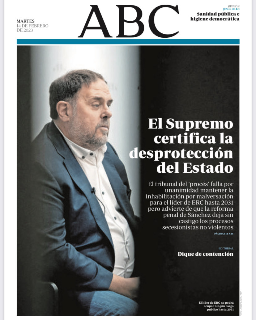 Portadas de la prensa internacional de este martes 14 de febrero de 2023