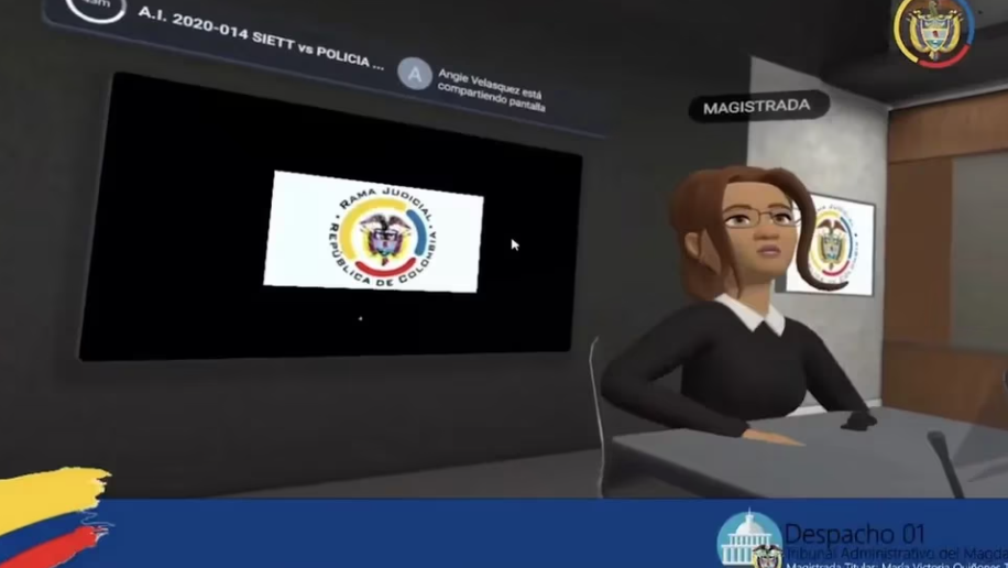 Así fue la primera audiencia virtual en el metaverso (VIDEO)