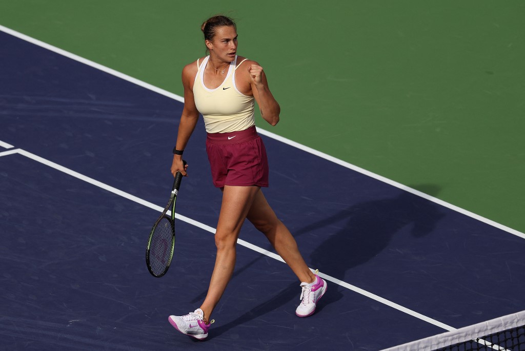 Sabalenka eliminó a Sakkari y jugará su primera final del Indian Wells