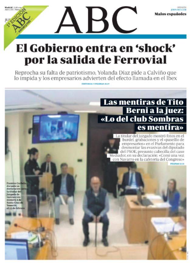 Portadas de la prensa internacional de este jueves 2 de marzo de 2023