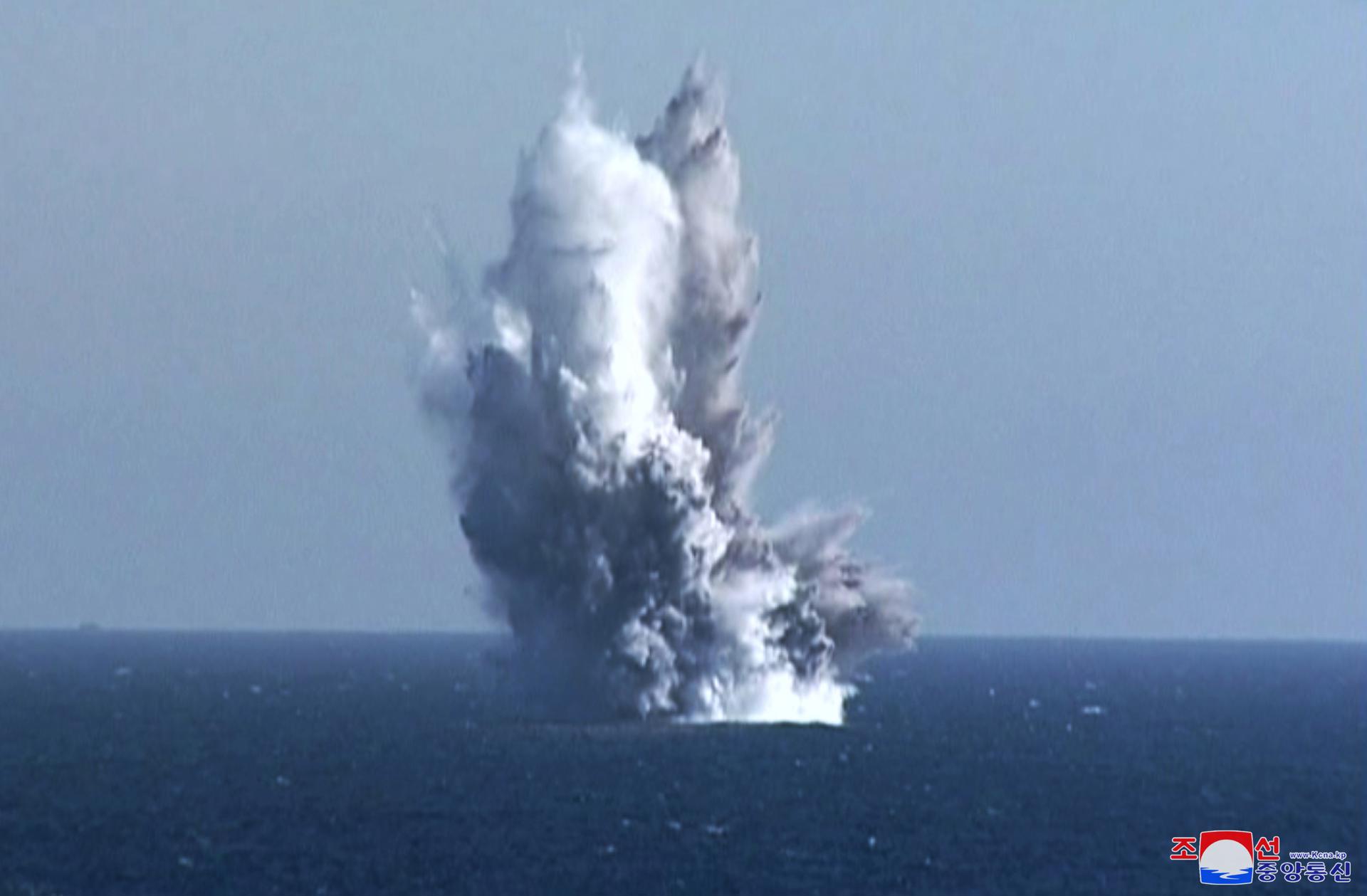 Corea del Norte probó un dron submarino capaz de generar “ataques atómicos”