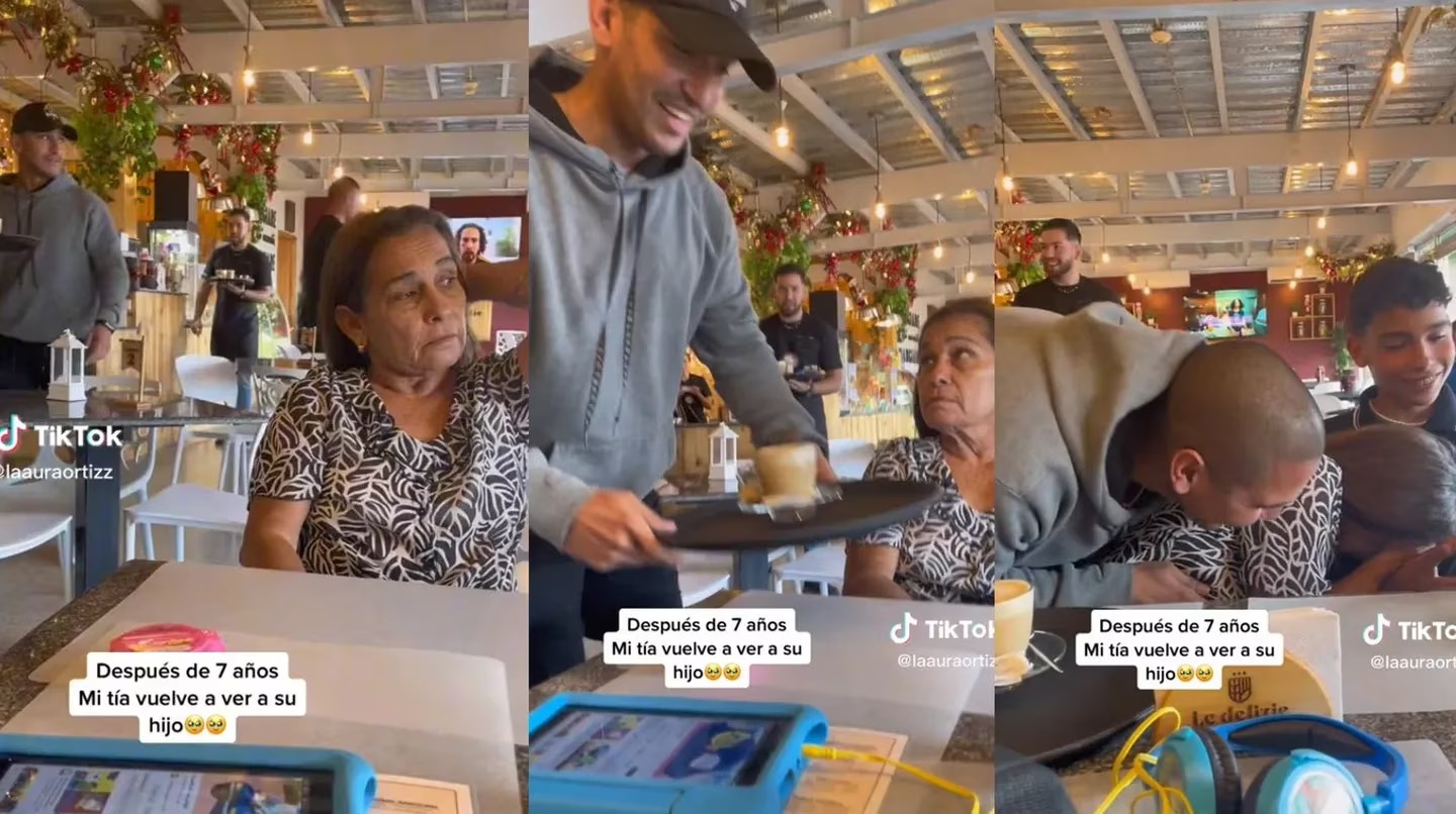 “Casi la matamos”: Venezolano sorprendió a su mamá después de siete años sin verla y el VIDEO es furor en redes