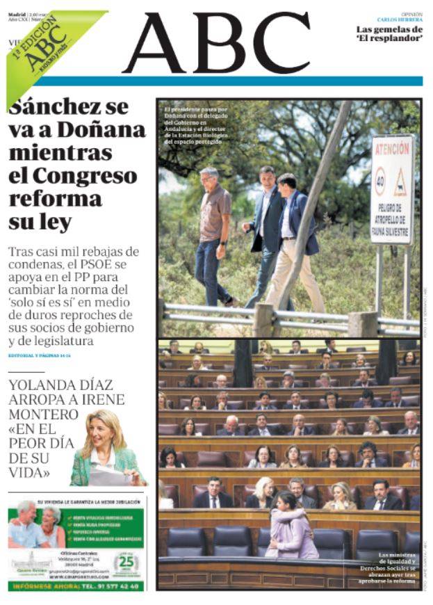 Portadas de la prensa internacional de este viernes 21 de abril de 2023