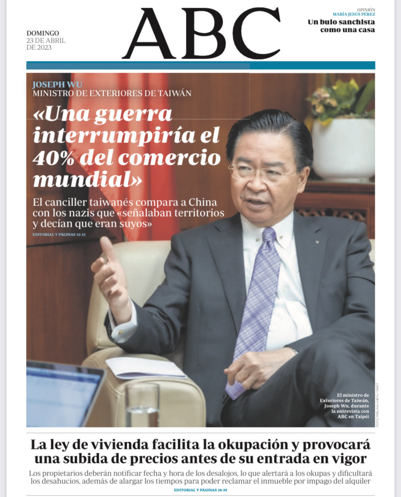 Portadas de la prensa internacional de este domingo 23 de abril de 2023