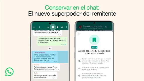 Se acabaron los secretos: WhatsApp avisará si un contacto guarda tus mensajes como favoritos