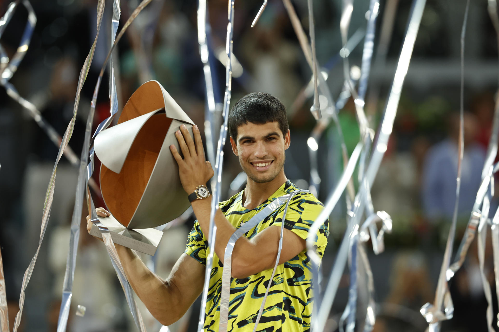 Alcaraz derrotó a Struff y se proclamó campeón del Masters 1000 de Madrid por segunda vez