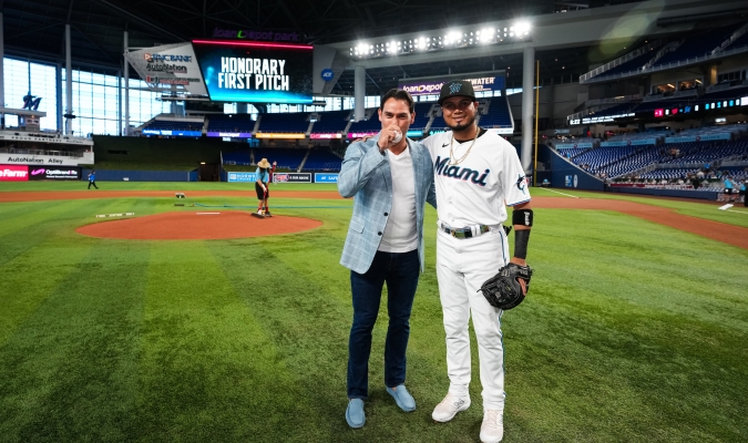 Marlins rindieron homenaje al venezolano Aníbal Sánchez (Video)