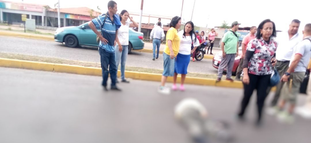 Abuelito murió arrollado en avenida sin semáforo de Maturín