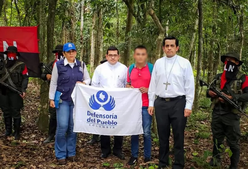 El ELN deja en libertad a un joven de 17 años que tenía secuestrado en Arauca