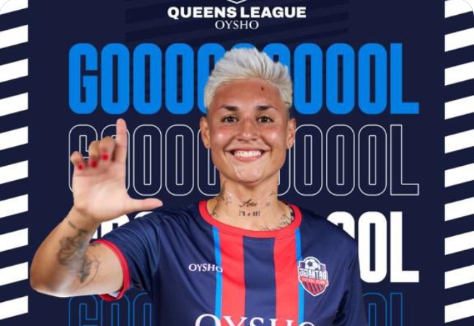 La venezolana Sandra Luzardo anotó su primer gol para darle la victoria a su equipo en la Queens League (VIDEO)