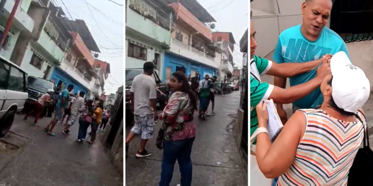 Dirigente chavista agredió a mujeres que hacían campaña para la primaria en La Guaira (Video)