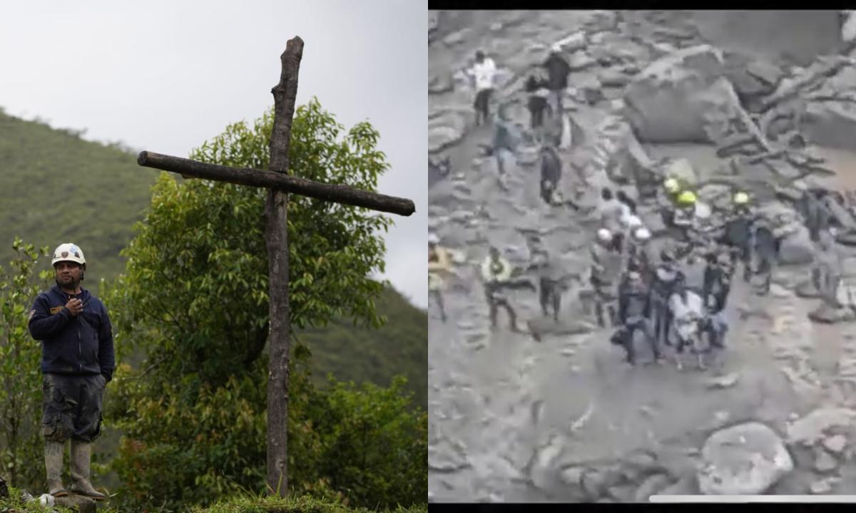 Los videos aéreos que muestran la magnitud de la tragedia en Quetame, en el centro de Colombia