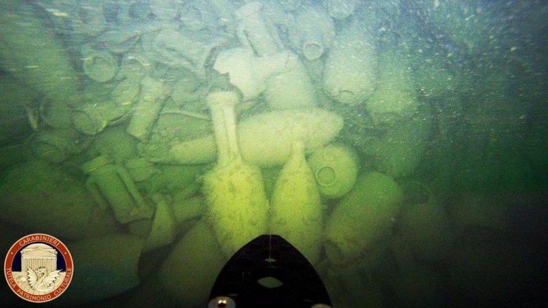 El “excepcional” naufragio romano de más de 2.000 años que se descubrió en la costa de Italia