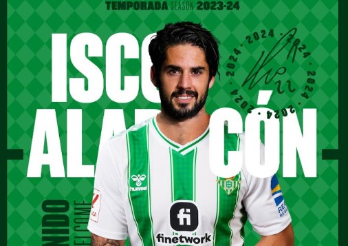 El Betis anuncia el fichaje de Isco por una temporada