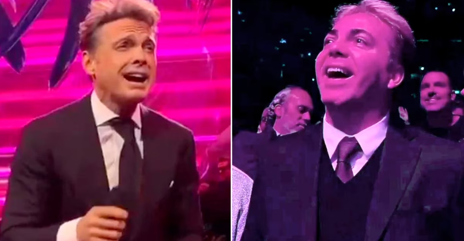 Tras décadas de distanciamiento, Cristian Castro fue a ver a Luis Miguel a su concierto