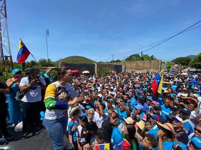 EN VIDEO: las declaraciones de María Corina Machado desde Margarita tras años de obstáculos para visitar la isla