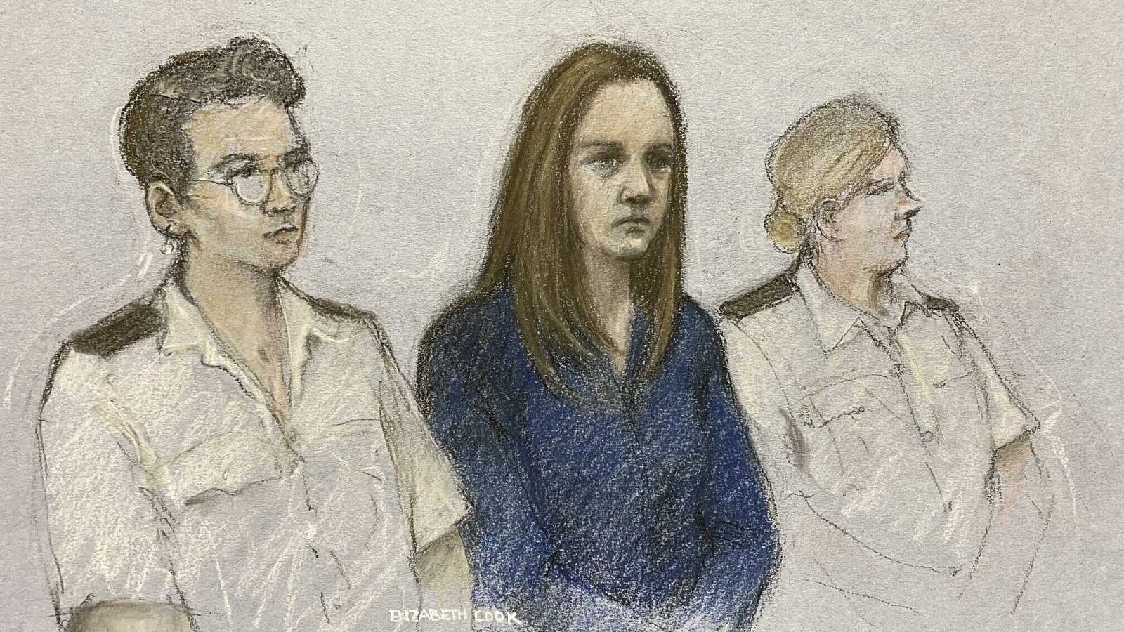 La enfermera británica Lucy Letby, declarada culpable de intento de asesinato de otro bebé