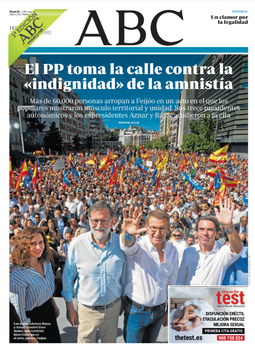 Portadas de la prensa internacional de este lunes 25 de septiembre de 2023