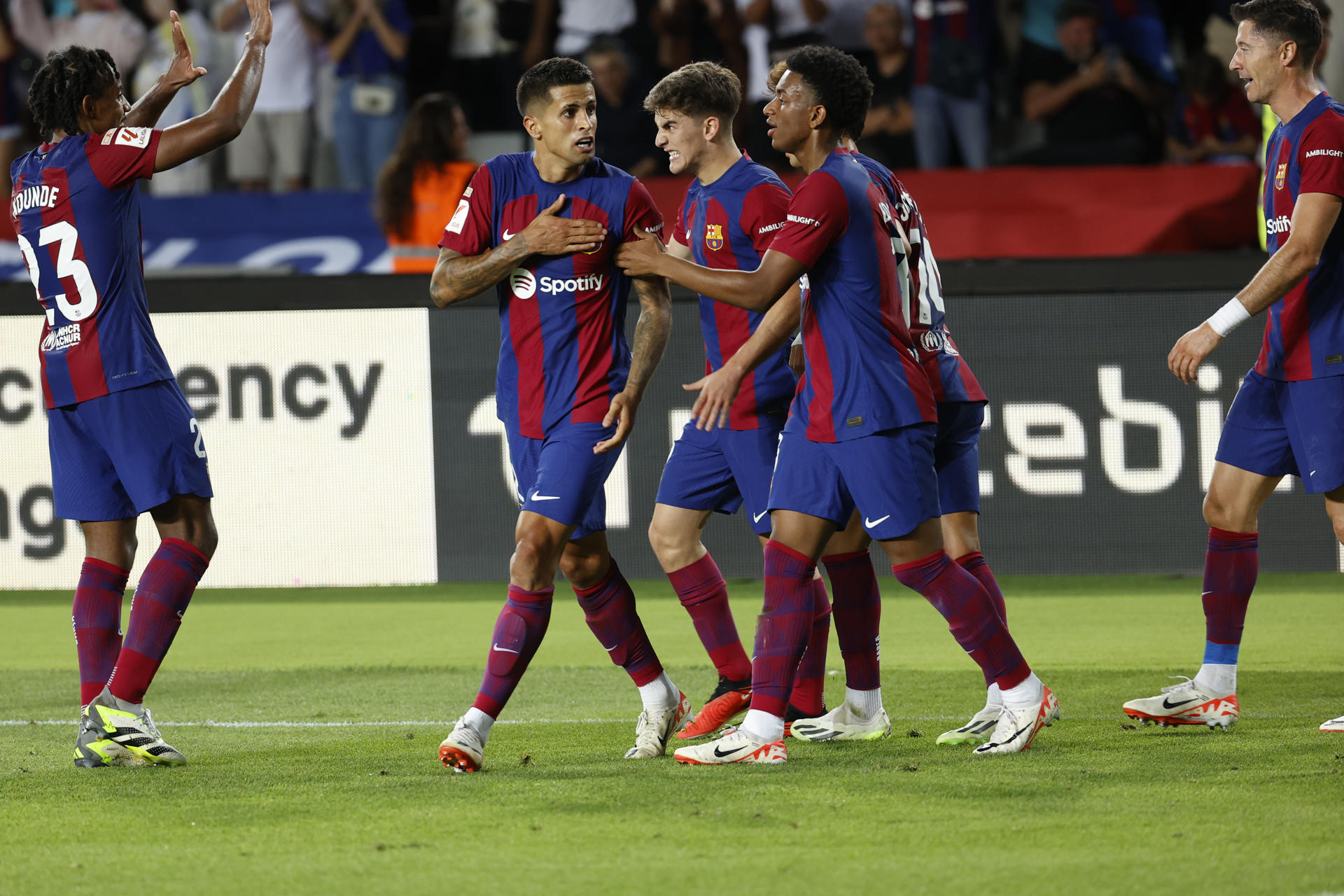 Barcelona es líder provisional tras una gran remontada final ante el Celta