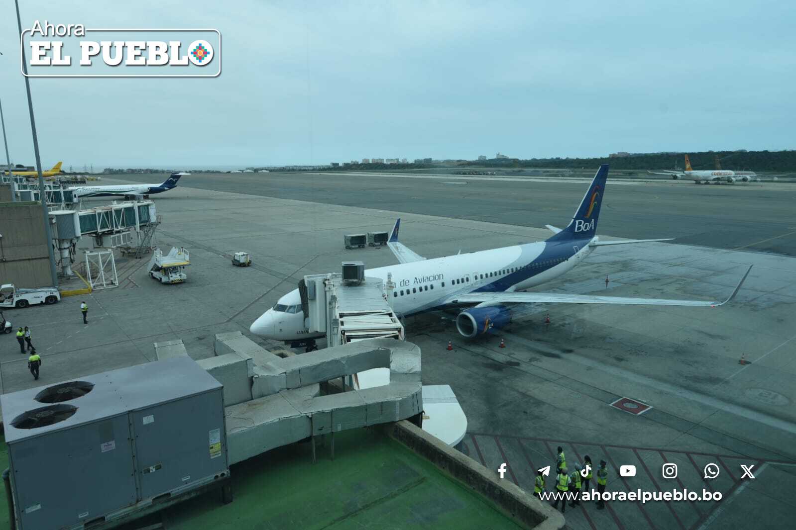 Aterrizó en Venezuela primer vuelo de aerolínea boliviana para la ruta entre Santa Cruz y Caracas