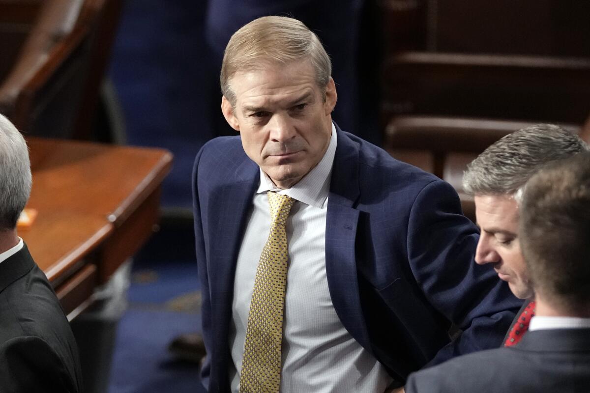 El republicano Jim Jordan se queda por segunda vez sin votos para liderar la Cámara Baja