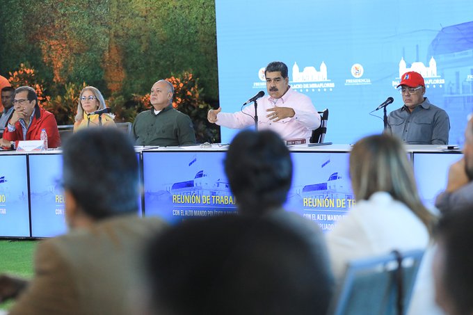 Maduro esquivó toda responsabilidad por las fallas y aseguró que “han retomado la guerra eléctrica”