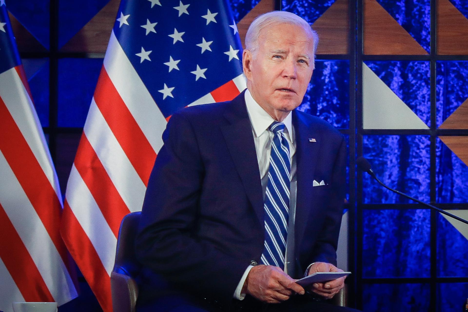 Biden alertó que Hamás quiere destruir las democracias y llamó a defender a los países de la Otan