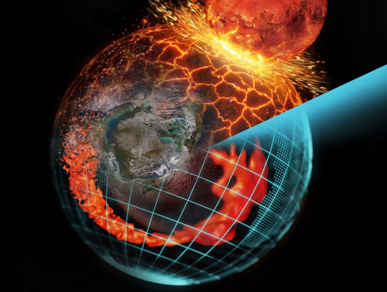 Hallaron los posibles restos del planeta que chocó contra la Tierra hace cuatro mil 500 millones de años