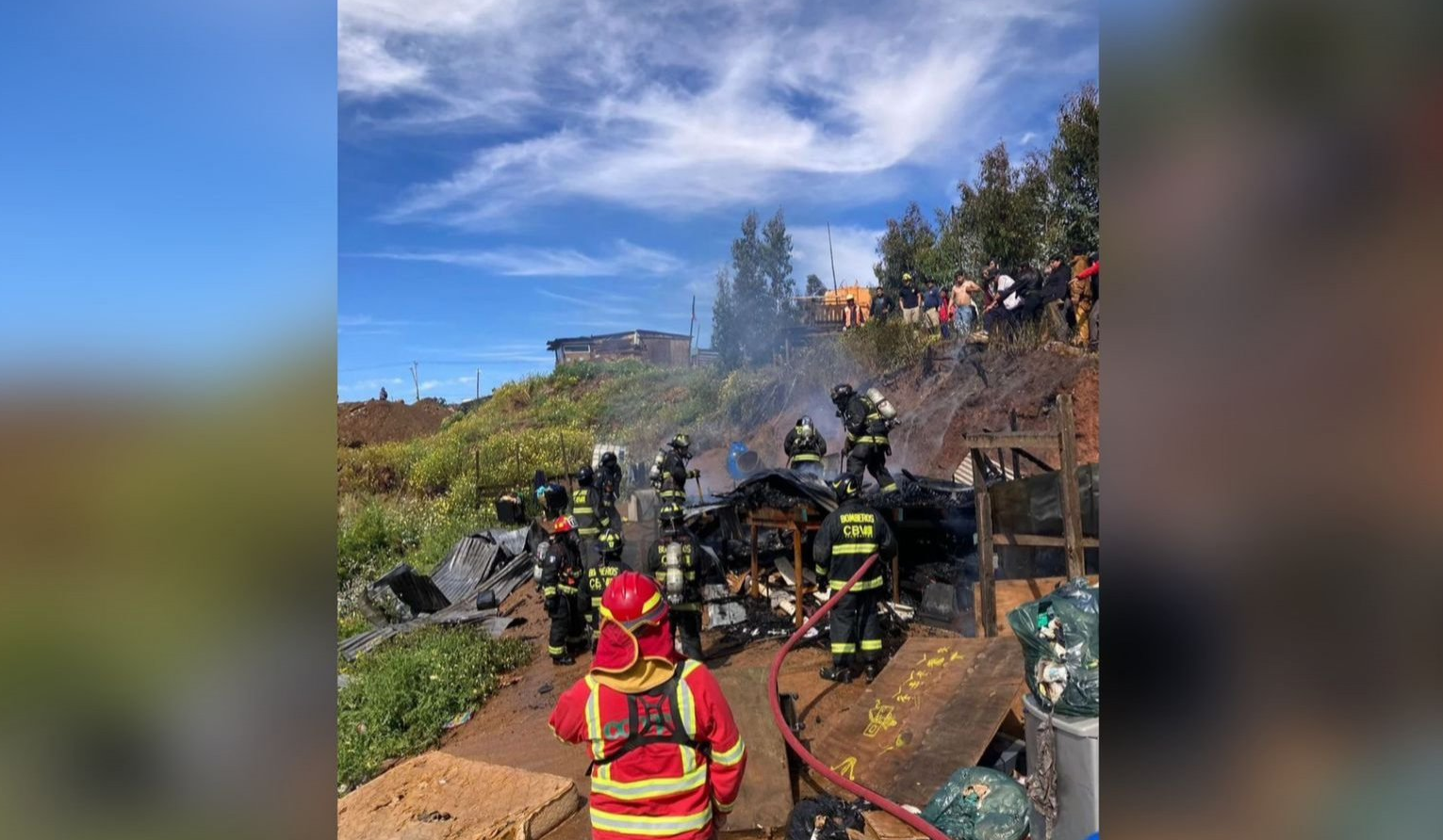 Dos pequeños venezolanos murieron al quedar atrapados durante incendio de su casa en Chile