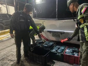 Detenidos dos venezolanos con más de 100 kilos de droga en una zona cercana a Colombia