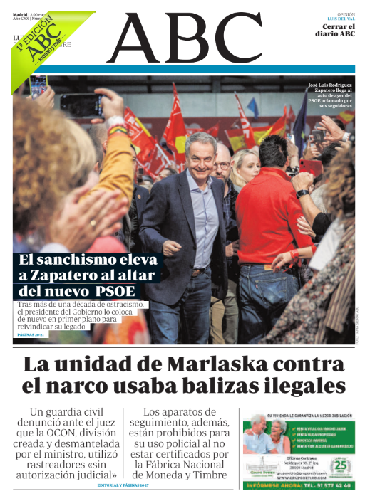 Portadas de la prensa internacional de este lunes 27 de noviembre de 2023